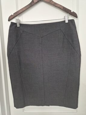 Worthington Charcoal Gray Pencil Skirt